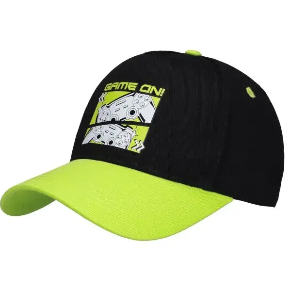 Lewro ERIKAS Chlapčenská čiapka so šiltom, čierna, veľkosť 12-15Y