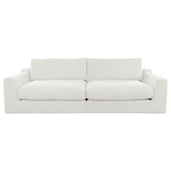 Sit & More POHOVKA BIG SOFA, textil, bílá