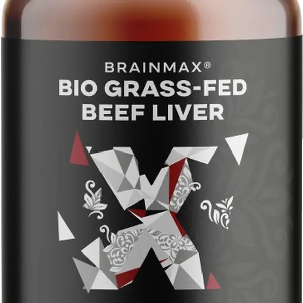 BRAINMAX Grass-Fed Beef liver, hovězí játra 240 kapslí