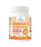 DR.NATURAL Omega 3 Rybí olej 1000mg 150 kapslí