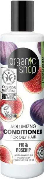 ORGANIC SHOP Objemový kondicionér na mastné vlasy Fíky a šípek 280 ml