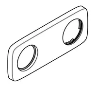 Hansgrohe - Krycia rozeta, chróm 92239000