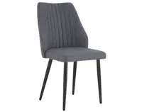 Jedálenská stolička Vicenza, šedá látka%