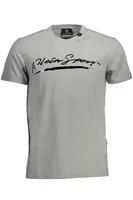 PLEIN SPORT MEN&#39;S SHORT SLEEVE T-SHIRT GRAY