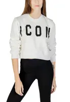 Bílá dámská crop mikina