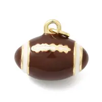 Sports Brass Enamel Pendants