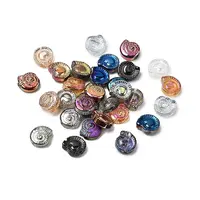 Electroplate Transparent Glass Beads