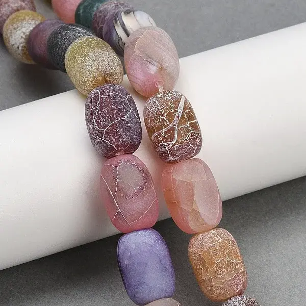 Natural Weathered Agate Beads Strands