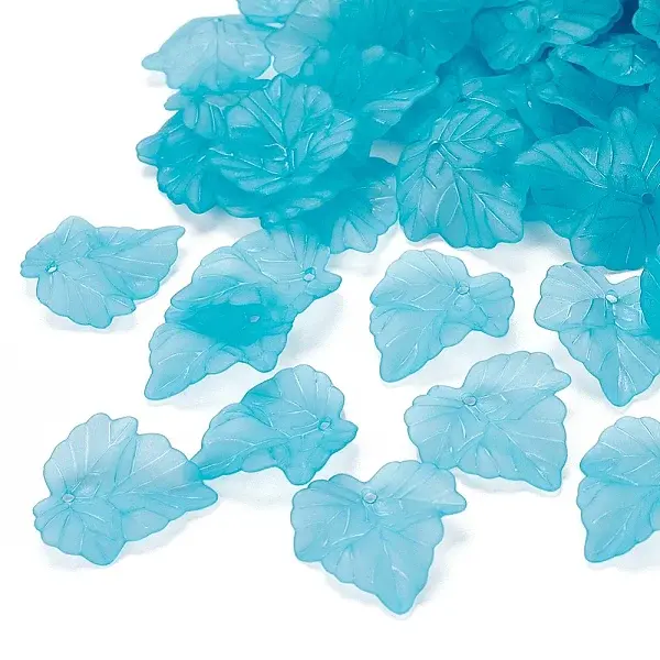 Autumn Theme Transparent Frosted Acrylic Pendants