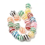 Handmade Gold Sand Enamel Lampwork Beads