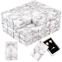 Marble Print Cardboard Paper Storage Boxes