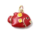 Brass Enamel Pendants