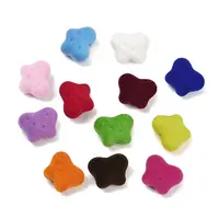 Flocking Opaque Acrylic Beads