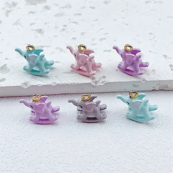 Alloy Enamel Pendants