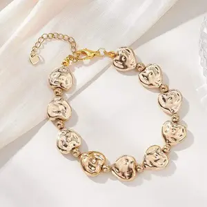 Heart CCB Plastic Beaded Bracelets