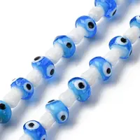 Handmade Evil Eye Lampwork Beads Strands
