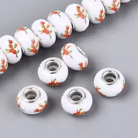 Opaque Resin European Beads