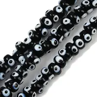 Handmade Evil Eye Lampwork Beads Strands