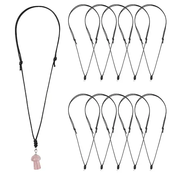 30Pcs Adjustable Waxed Polyester Cord Necklace Making