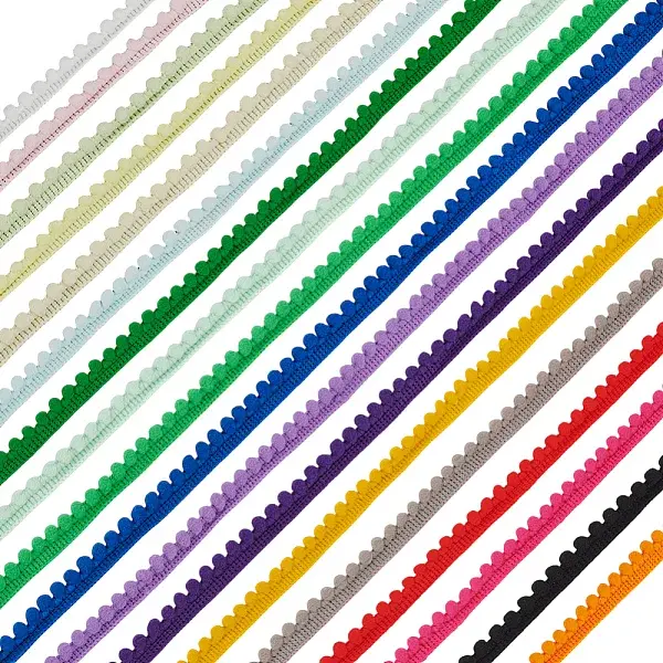 36 Yards 18 Styles Nylon & Polyester Lace Trim