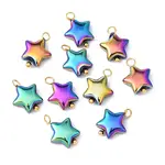 10Pcs Glass Pendants