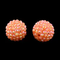 AB-Color Resin Rhinestone Beads