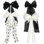 5Pcs 5 Colors Cloth Bowknot Hair Barrettes