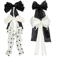 5Pcs 5 Colors Cloth Bowknot Hair Barrettes