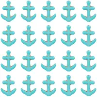 5 Strands Synthetic Turquoise Beads Strands