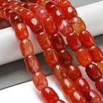 Natural Dragon Veins Agate Beads Strands