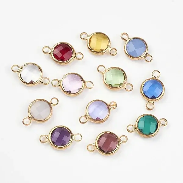 Brass Glass Links connectors