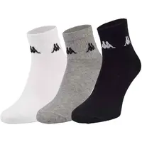 Kappa ROTEZ Unisex ponožky, čierna, veľkosť