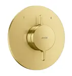 Axor One - Baterie pod omítku, pro 2 spotřebiče, kartáčovaná mosaz 48415950