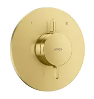 Axor One - Baterie pod omítku, pro 2 spotřebiče, kartáčovaná mosaz 48415950