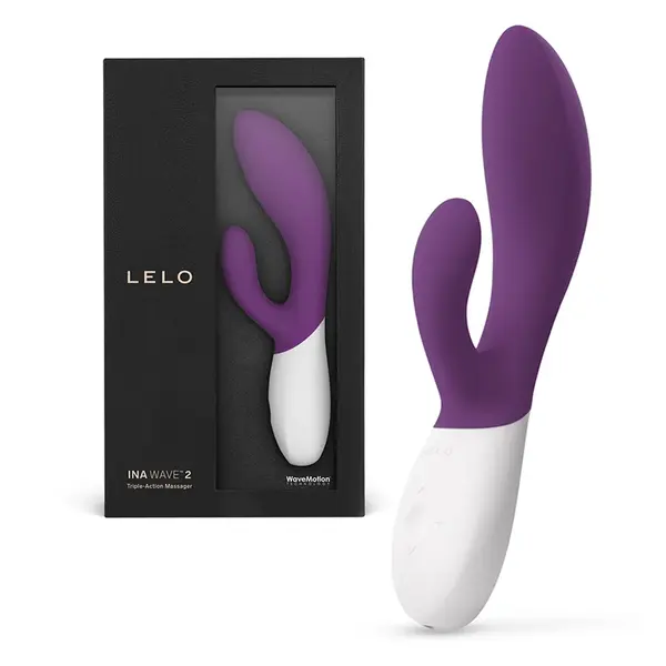 LELO Duální vibrátor - Ina Wave 2 purple