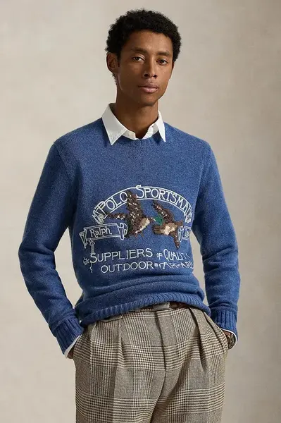 Svetr s příměsí vlny Polo Ralph Lauren