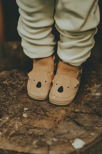 Kojenecké semišové boty Donsje Morris Sneakers Koala
