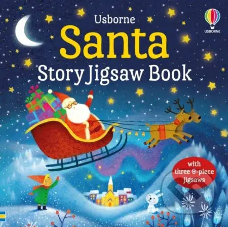 Santa Story Jigsaw Book - -