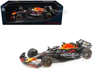 Red Bull Racing RB19 1 Max Verstappen "Oracle" Winner F1 Formula One "Japanese GP" (2023) with Driver Limited Edition to 180 pieces Worldwide 1/18 Di