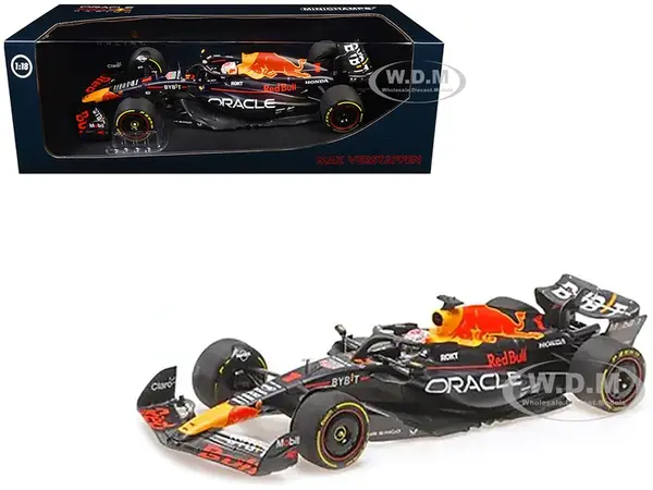Red Bull Racing RB19 1 Max Verstappen "Oracle" Winner F1 Formula One "Japanese GP" (2023) with Driver Limited Edition to 180 pieces Worldwide 1/18 Di