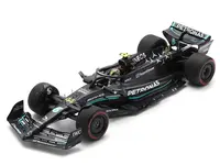 Mercedes-AMG F1 W14 E Performance 44 Lewis Hamilton "Petronas" 3rd Place Formula One F1 "British GP" (2023) with Acrylic Display Case 1/18 Model Car