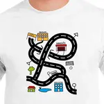 Tričko pro (nejen) unavené tatínky, autodráha, M