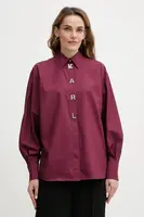 Bavlněná košile Karl Lagerfeld