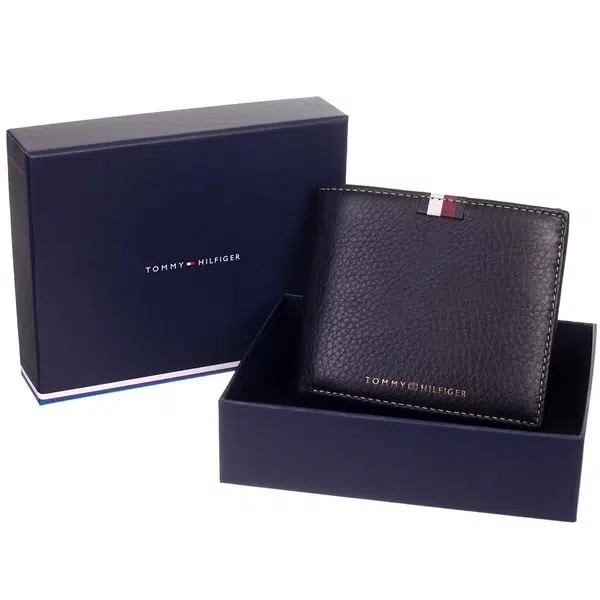 TOMMY HILFIGER MEN&#39;S WALLET BLACK