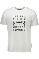 DIESEL SHORT SLEEVE T-SHIRT MEN WHITE