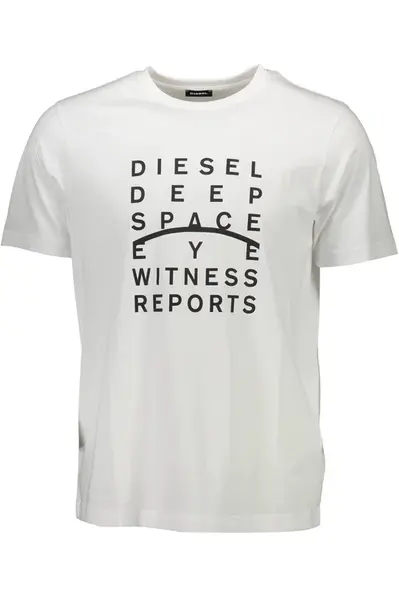 DIESEL SHORT SLEEVE T-SHIRT MEN WHITE