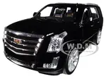 2017 Cadillac Escalade with Sunroof Black 1/24-1/27 Diecast Model Car by Welly