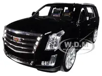 2017 Cadillac Escalade with Sunroof Black 1/24-1/27 Diecast Model Car by Welly