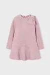Dívčí šaty Mayoral růžová barva, mini, 4991