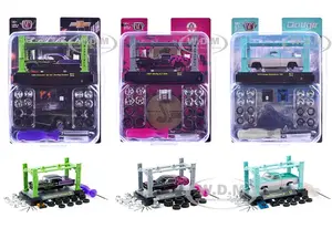 Model Kit 3 piece Car Set Release 77 Limited Edition to 9600 pieces Worldwide 1/64 Diecast Model Cars by M2 Machines